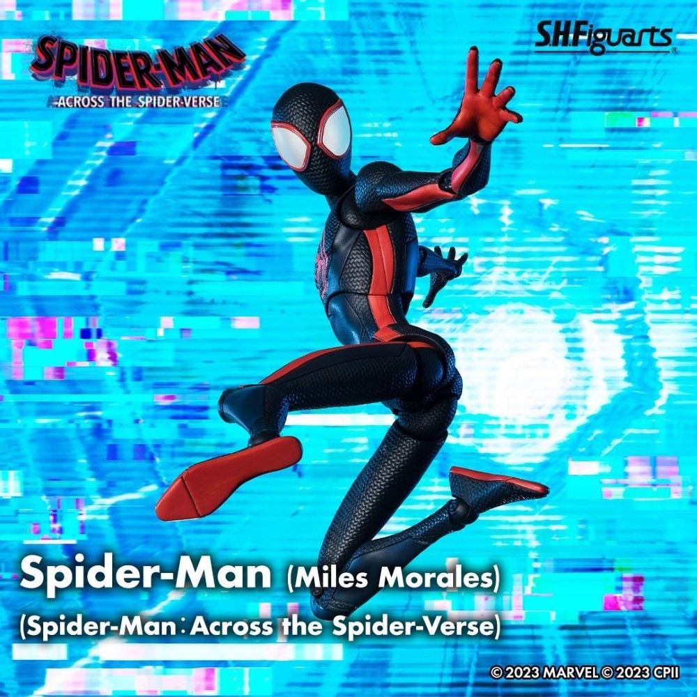 Bandai S.H.Figuarts Across the Spider-verse Spider-man Miles Morales Reissue