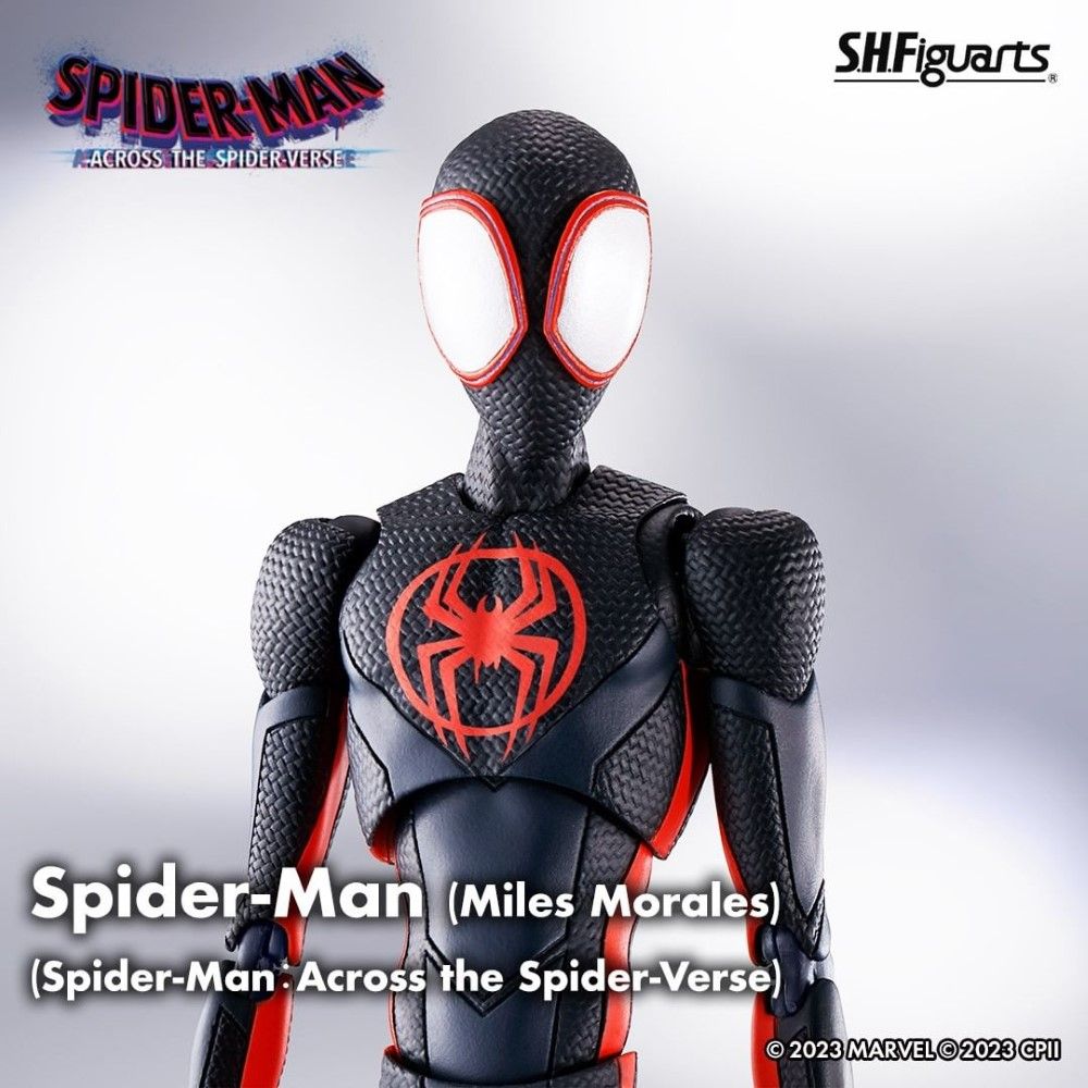 Bandai S.H.Figuarts Across the Spider-verse Spider-man Miles Morales Reissue