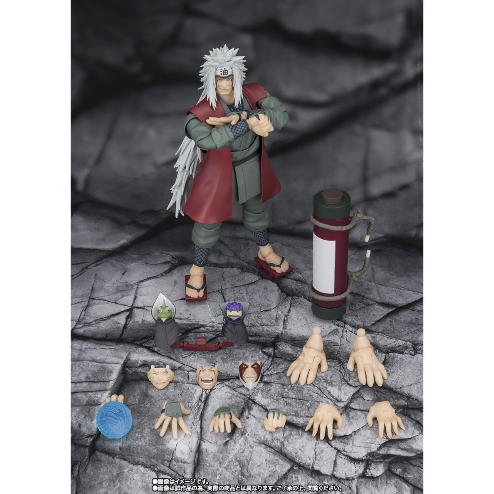 Bandai S.H.Figuarts Naruto Shippuden Jiraiya Sage Mode Set