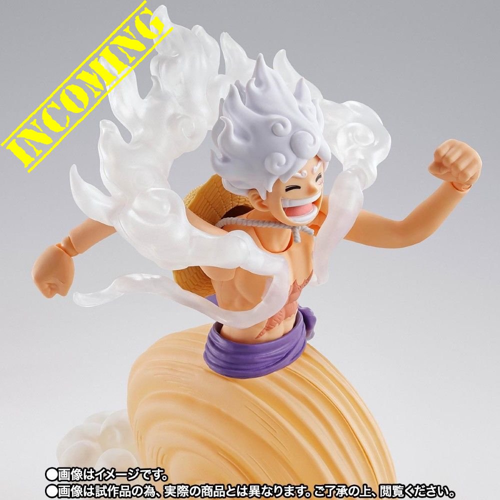 INCOMING Bandai S.H.Figuarts One Piece Luffy Gear 5 - Future Island Egghead