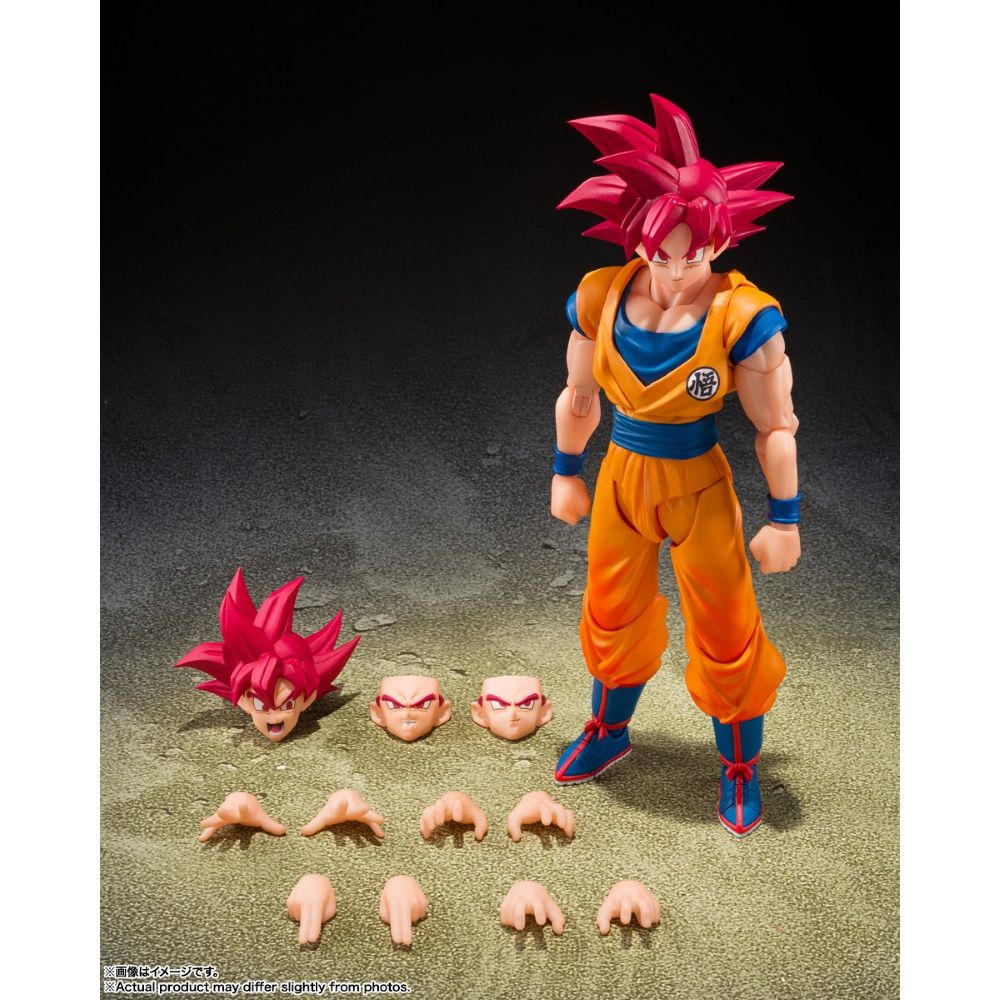 PREORDER Bandai S.H.Figuarts Dragon Ball Super Super Saiyan God Goku God Aura