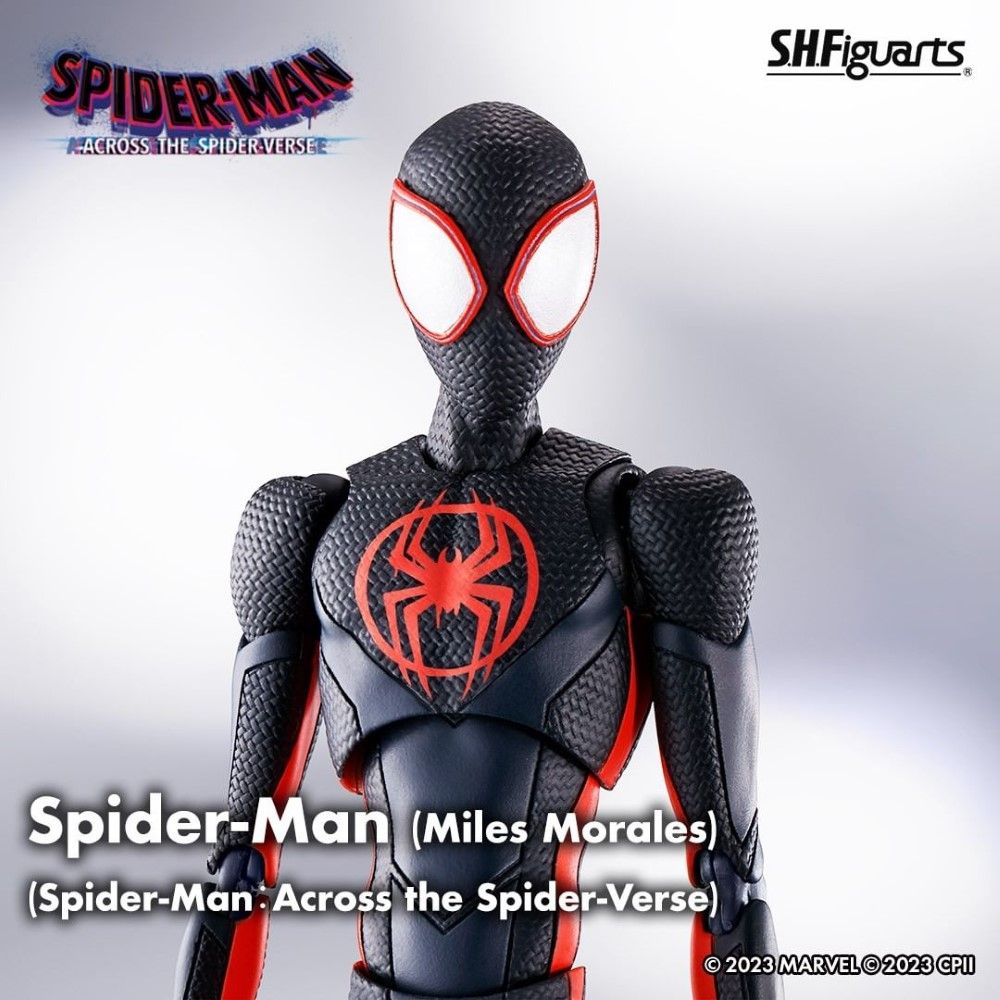 Bandai S.H.Figuarts Across the Spider-verse Spider-man Miles Morales Reissue