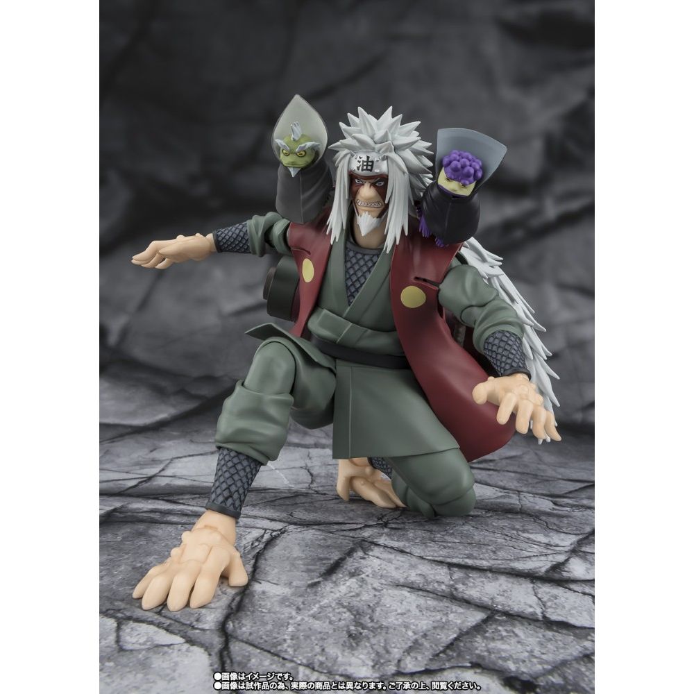 Bandai S.H.Figuarts Naruto Shippuden Jiraiya Sage Mode Set