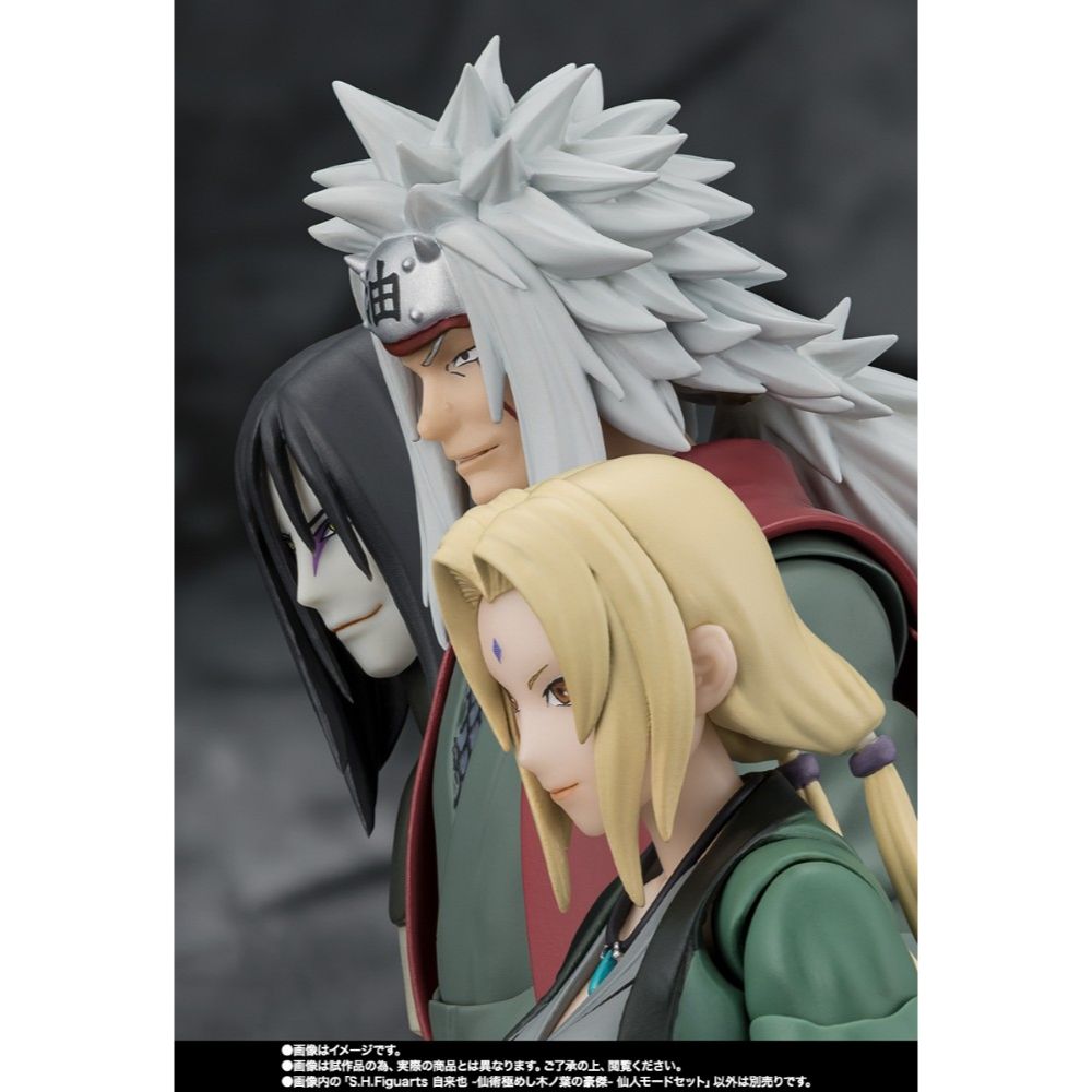 Bandai S.H.Figuarts Naruto Shippuden Jiraiya Sage Mode Set