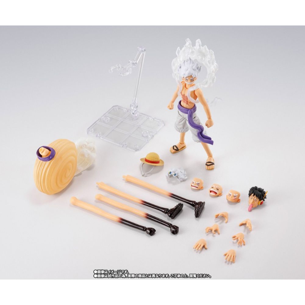 PREORDER Bandai S.H.Figuarts One Piece Luffy Gear 5 - Future Island Egghead