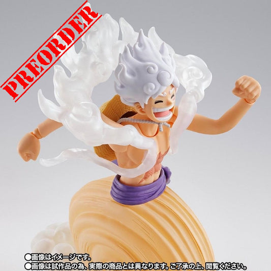 PREORDER Bandai S.H.Figuarts One Piece Luffy Gear 5 - Future Island Egghead