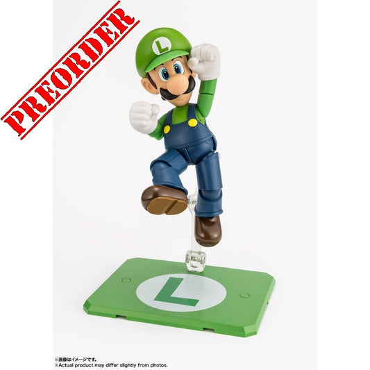 PREORDER Bandai S.H.Figuarts Super Mario Luigi