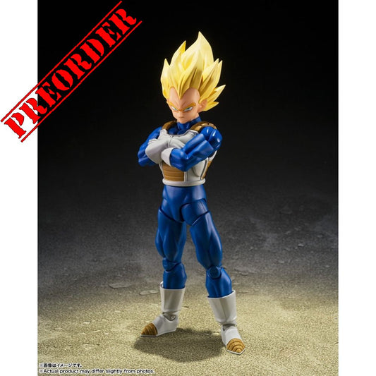 PREORDER Bandai S.H.Figuarts Dragon Ball Z Super Saiyan Vegeta Dangerous Pride