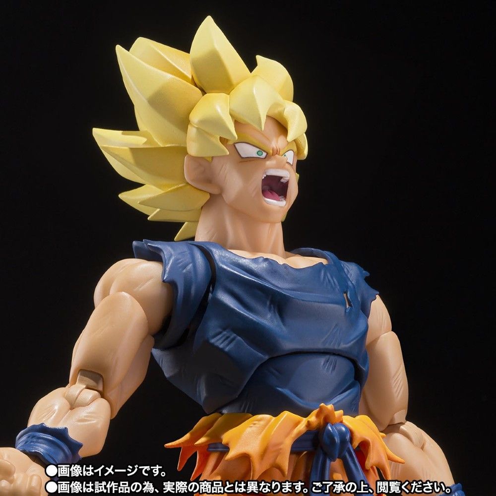 PREORDER Bandai S.H.Figuarts Dragon Ball Z Super Saiyan Son Goku Fighter of Rage