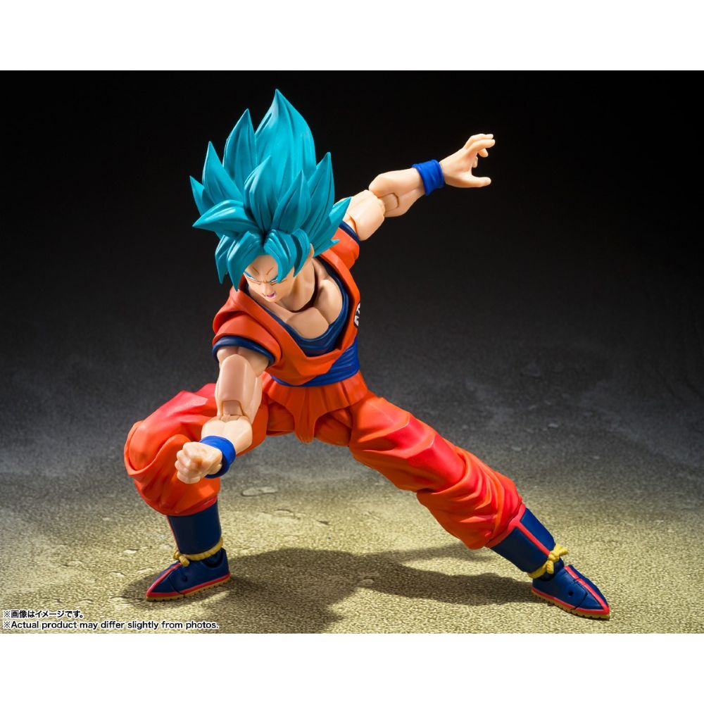 PREORDER Bandai S.H.Figuarts Dragon Ball Super SSGSS Goku Blue Power Transcending Limits